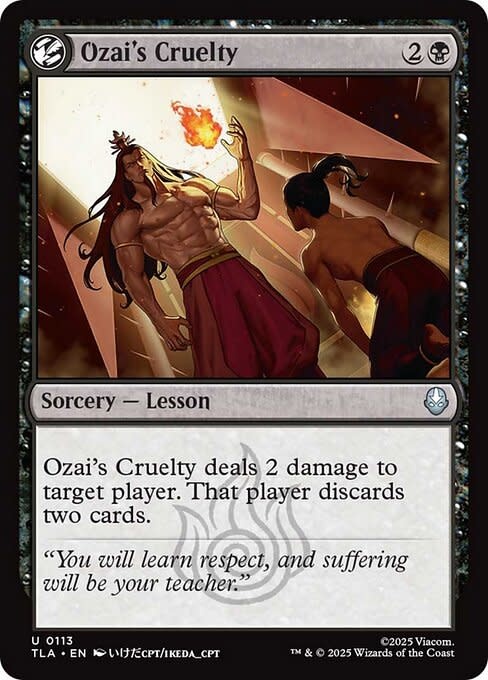 Ozai's Cruelty - Foil