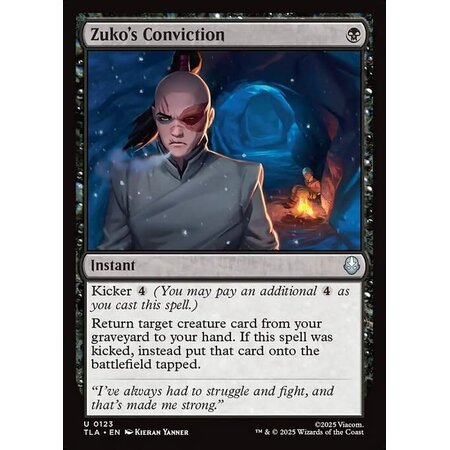 Zuko's Conviction - Foil