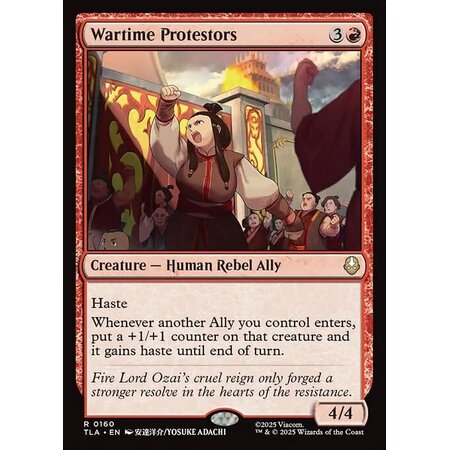 Wartime Protestors - Foil