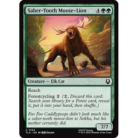 Saber-Tooth Moose-Lion - Foil