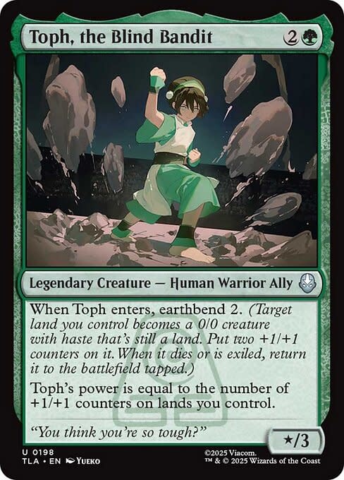 Toph, the Blind Bandit - Foil