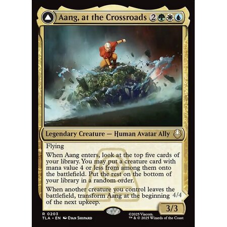 Aang, at the Crossroads - Foil