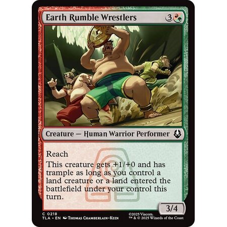 Earth Rumble Wrestlers - Foil