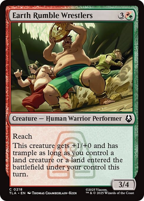 Earth Rumble Wrestlers - Foil