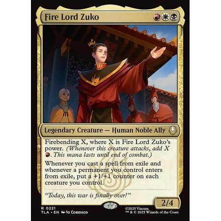 Fire Lord Zuko - Foil