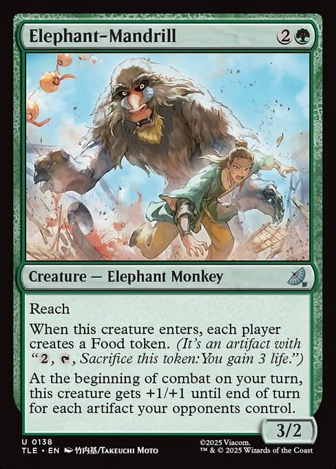 Elephant-Mandrill - Foil