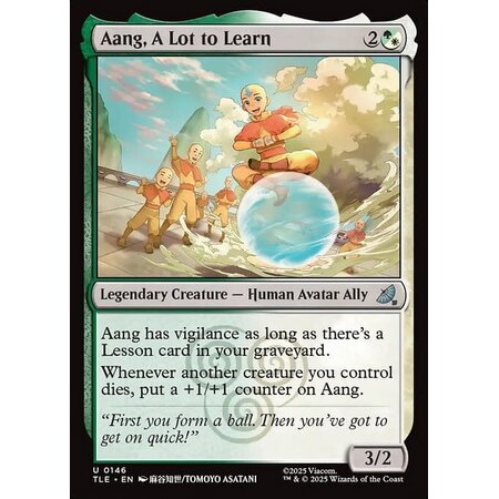Aang, A Lot to Learn - Foil