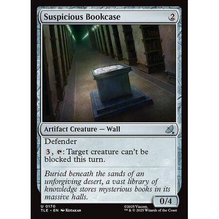 Suspicious Bookcase - Foil