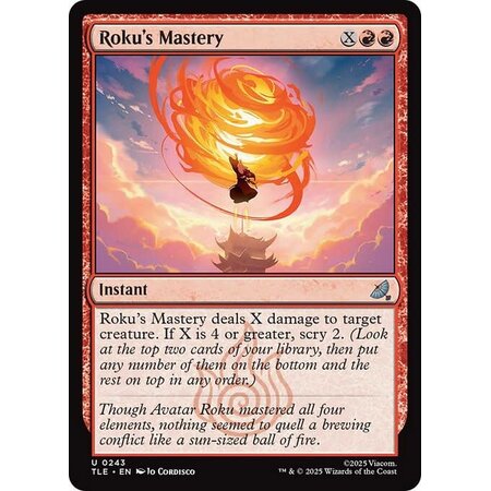 Roku's Mastery - Foil