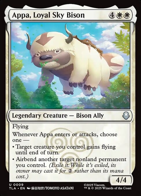 Appa, Loyal Sky Bison - Foil