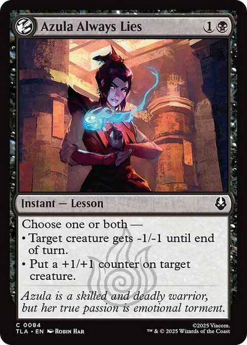 Azula Always Lies - Foil