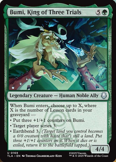 Bumi, King of Three Trials - Foil