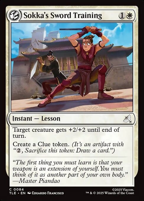 Sokka's Sword Training - Foil