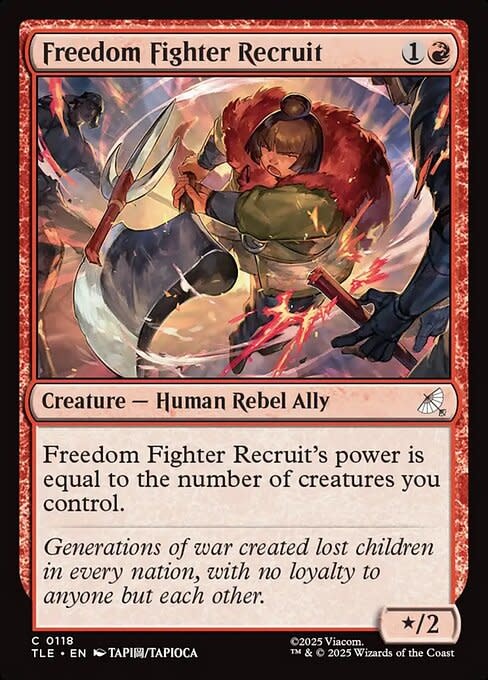 Freedom Fighter Recruit - Foil