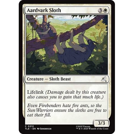 Aardvark Sloth - Foil