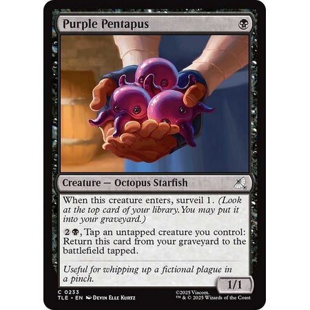 Purple Pentapus - Foil