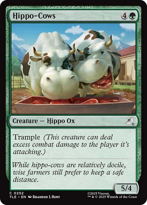 Hippo-Cows - Foil