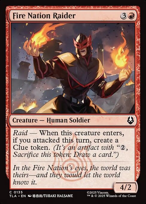 Fire Nation Raider - Foil
