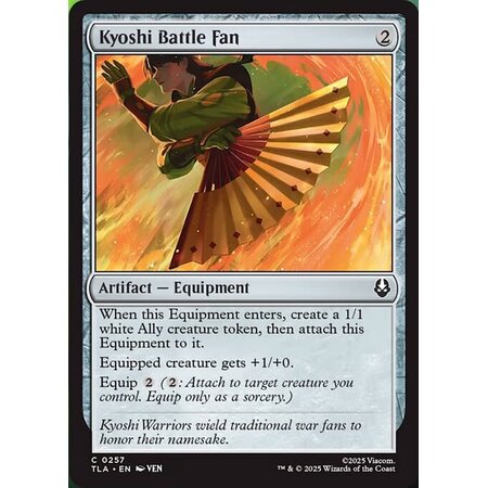 Kyoshi Battle Fan - Foil