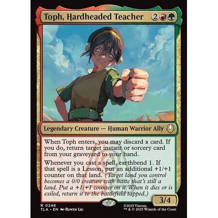 Toph, Hardheaded Teacher - Foil