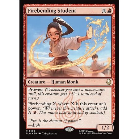 Firebending Student - Foil