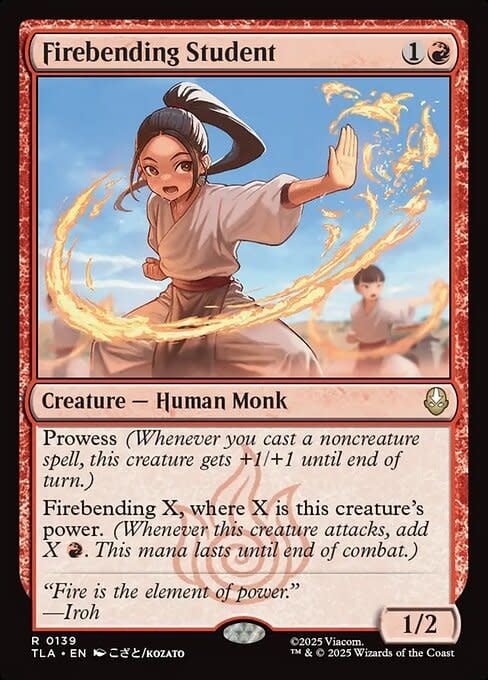 Firebending Student - Foil