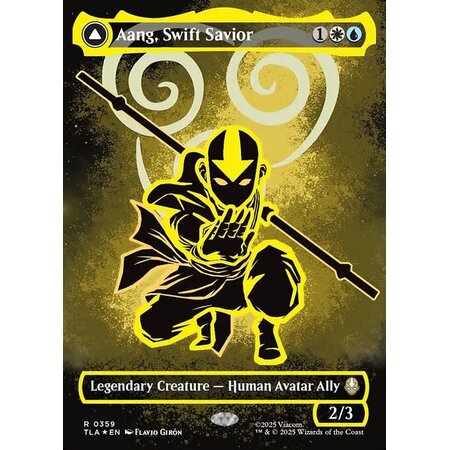 Aang, Swift Savior - Foil - Neon Ink - Foil