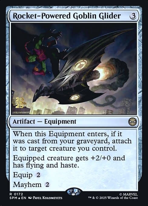 Rocket-Powered Goblin Glider - Foil - Prerelease Promo