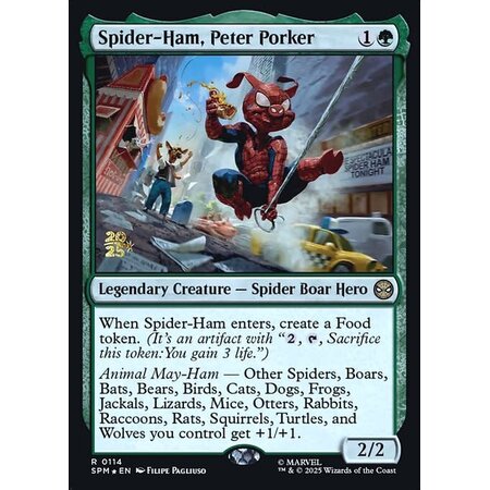 Spider-Ham, Peter Porker - Foil - Prerelease Promo