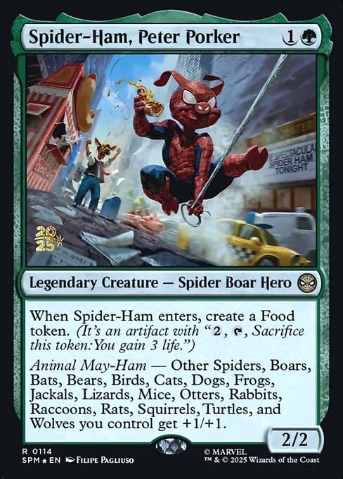 Spider-Ham, Peter Porker - Foil - Prerelease Promo