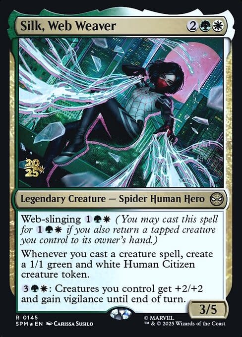 Silk, Web Weaver - Foil - Prerelease Promo
