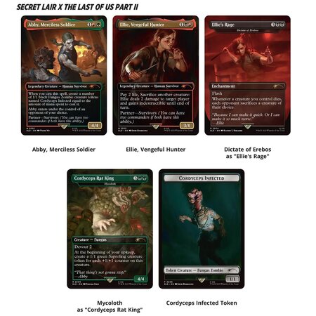 MTG - Secret Lair - Playstation - The Last of Us Part 2 (Non-Foil)