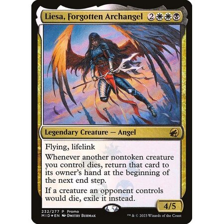 Liesa, Forgotten Archangel - Foil - Resale Promo