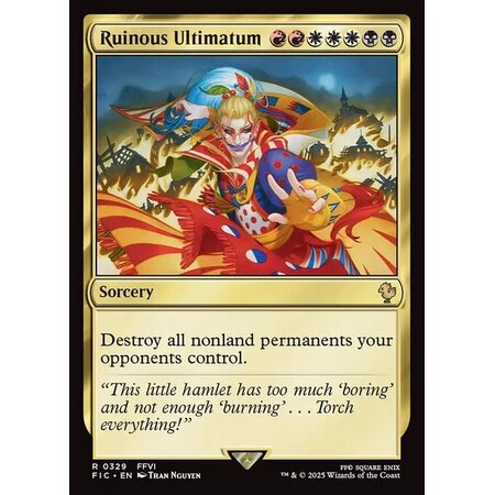 Ruinous Ultimatum