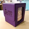 Rain City Games Logo Deck Box - Single Deck with Window (Purple/Purple)