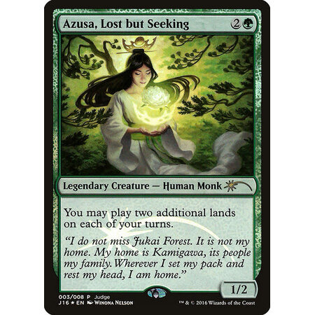 Azusa, Lost but Seeking - Foil - Judge Promo