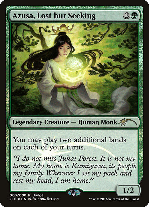 Azusa, Lost but Seeking - Foil - Judge Promo