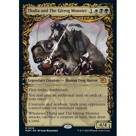 Thalia and The Gitrog Monster - Foil