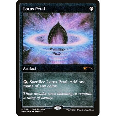 Lotus Petal - Foil - 30th Birthday Promo