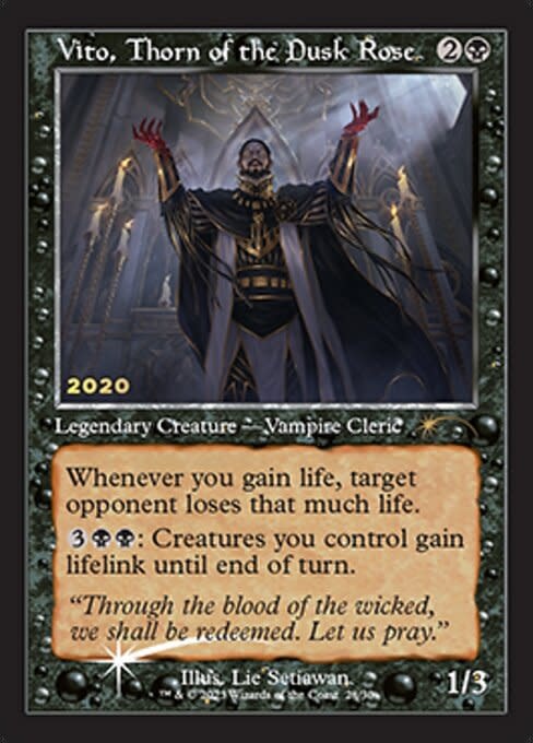 Vito, Thorn of the Dusk Rose - Foil - 30th Anniversary Promo