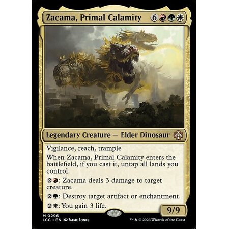 Zacama, Primal Calamity