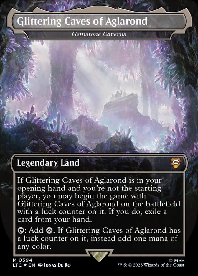 Gemstone Caverns (0394 - Glittering Caves of Aglarond) - Surge Foil