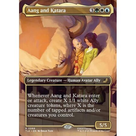 Aang and Katara - Foil