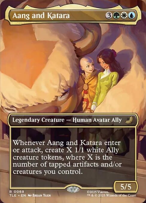 Aang and Katara - Foil