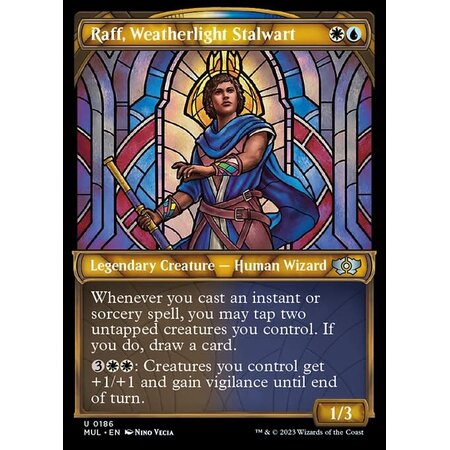 Raff, Weatherlight Stalwart - Halo Foil