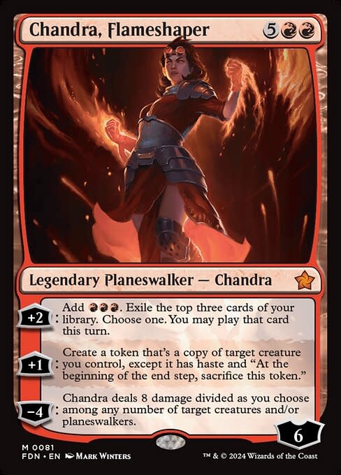 Chandra, Flameshaper - Foil
