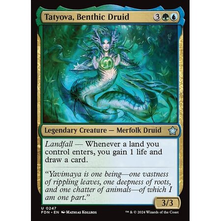 Tatyova, Benthic Druid - Foil