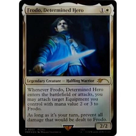 Frodo, Determined Hero - Foil - Resale Promo