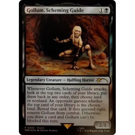Gollum, Scheming Guide - Foil - Resale Promo