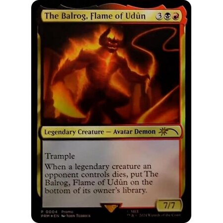The Balrog, Flame of Udun - Foil - Resale Promo